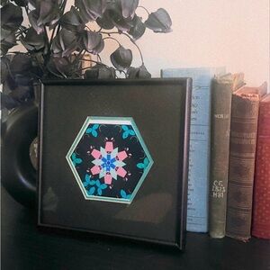 Charley Harper - “Blackbeary Jam”(Authorized Print Framed) byFlower Valley Press